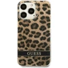 Guess GUHCP13LHSLEOW Apple iPhone 13 Pro / 13 6,1″ rudos spalvos kietas dėklas Leopard