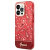 „Guess“ GUHCP14LHGBNHR iPhone 14 Pro 6.1" raudonas/raudonas kietas dėklas su „Bandana Paisley“ raštu