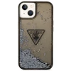 Dėklas Guess GUHCP14SLFCTPK iPhone 14 6.1" juodas/juodas hardcase Liquid Glitter Palm Collection