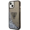 Dėklas Guess GUHCP14SLFCTPK iPhone 14 6.1" juodas/juodas hardcase Liquid Glitter Palm Collection