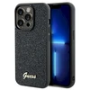 Guess GUHCP14XPMSDGSK Apple iPhone 14 Pro Max 6.7″ juodos spalvos kietas dėklas Disco Metal Script