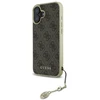 Guess GUHCP16MGF4GBR Apple iPhone 16 Plus 6.7″ rudos spalvos kietas dėklas 4G Charms Collection