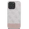 Guess 4G Bottom Stripe Apple iPhone 16 Pro Max – dėklas telefonui rožinės spalvos