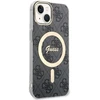 Dėklas Guess GUHMP14MH4STK iPhone 14 Plus/ 15 Plus 6.7" juoda/juodas hardcase 4G MagSafe