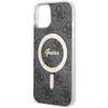 Dėklas Guess GUHMP14SH4STK Hardcase 4G MagSafe for iPhone 14 / 15 / 13 6.1" / juodas