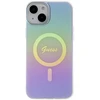 Dėklas Guess GUHMP15SHITSU Hardcase IML Iridescent MagSafe for iPhone 15 / 14 / 13 6.1" / violetinė