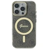 Original dėklas GUESS IML 4G Magsafe GUHMP16LH4STW skirtas Apple iPhone 16 Pro rudos spalvos