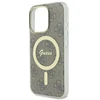 Guess GUHMP16LH4STW Apple iPhone 16 Pro 6.3″ rudos spalvos kietas dėklas IML 4G MagSafe