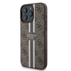 Guess 4G Printed Stripes MagSafe Apple iPhone 16 Pro Max - dėklas telefonui rudos spalvos