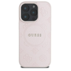 Guess Saffiano Peony Classic Logo MagSafe - dėklas skirtas Apple iPhone 16 Pro Max pink