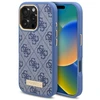 Guess 4G Logo Plate MagSafe Case Apple iPhone 16 Pro Max - dėklas telefonui mėlynos spalvos