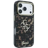 Dėklas Guess IML 4G Script Metal Case for iPhone 17 Pro Max / 18 Pro Max - Juoda ir Ruda