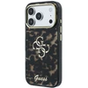 Dėklas Guess IML 4G Script Metal Case for iPhone 17 Pro Max / 18 Pro Max - Juoda ir Ruda