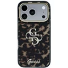 Dėklas Guess IML 4G Script Metal Case for iPhone 17 Pro Max / 18 Pro Max - Juoda ir Ruda