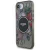 Guess IML Flowers MagSafe iPhone 16e Dėklas - Juodas