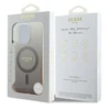 Guess IML Glitter Gradient MagSafe Apple iPhone 16 Pro Case – dėklas telefonui rudos spalvos
