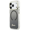 „Guess IML Gradient Script“ metalinis „MagSafe“ dėklas, skirtas „iPhone 17 Pro Max“ – Juodas