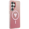 Dėklas Guess IML Gradient Triangle MagSafe Samsung Galaxy S26 Ultra rožinės spalvos