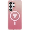 Dėklas Guess IML Gradient Triangle MagSafe Samsung Galaxy S26 Ultra rožinės spalvos