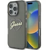 Guess IML Heart Apple iPhone 16 Pro Max - dėklas telefonui juodos spalvos
