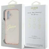 Guess IML Heart Apple iPhone 16 - dėklas telefonui rožinės spalvos