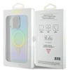 GUESS GUHMP15LHITSQ IPHONE 15 PRO 6.1 "TURKIO SPALVOS / TURKIO SPALVOS KIETAS DĖKLAS IML IRIDESCENT MAGSAFE
