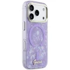 Dėklas Guess IML Shell Script Metal MagSafe Case for iPhone 17 Pro Max - Violetinė
