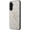 Guess PU 4G Metal Logo dėklas skirtas Samsung Galaxy A57 rožinės spalvos