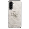 Guess PU 4G Metal Logo dėklas skirtas Samsung Galaxy A57 rožinės spalvos