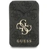 Dėklas „Guess PU 4G Mirror MagSafe“ kortelių lizdo stovas Juodas