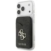 Dėklas „Guess PU 4G Mirror MagSafe“ kortelių lizdo stovas Juodas