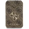 Dėklas „Guess PU 4G Mirror MagSafe“ kortelių stovas, rudas