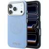 Dėklas Guess Perforated 4G Gold Logo Magsafe Case, skirtas iPhone 18 Pro Max / 17 Pro Max - Šviesiai mėlyna