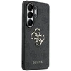 Guess PU 4G Metal Logo dėklas skirtas Samsung Galaxy S25 Ultra pilkos spalvos