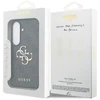 Guess PU 4G Metal Logo dėklas skirtas Samsung Galaxy S25+ pilkos spalvos