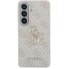 Guess PU 4G Metal Logo dėklas skirtas Samsung Galaxy S26+ rožinės spalvos