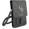 Dėklas Guess PU 4G Metal Logo Phone Bag pilkas