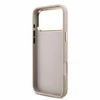 Guess PU 4G Metal Logo Strap dėklas iPhone 18 Pro Max rožinis