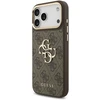 Dėklas GUESS case for IPHONE 18 Pro Max / 17 Pro Max GUE005488 (PU W/ Big 4G Classic Logo) ruda auksinis