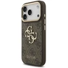 Dėklas Guess 4G Big 4G Classic Logo skirtas iPhone 18 Pro / iPhone 17 Pro rudas auksinis