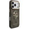 Dėklas Guess 4G Big 4G Classic Logo skirtas iPhone 18 Pro / iPhone 17 Pro rudas auksinis