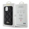 Dėklas GUESS GUHCP15SPSQSQSK IPHONE 15/14/13 6.1 "Juodas / Juodas HARDCASE QUILTD METAL LOGO