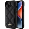 Dėklas GUESS GUHCP15SPSQSQSK IPHONE 15/14/13 6.1 "Juodas / Juodas HARDCASE QUILTD METAL LOGO