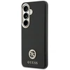 Guess „MagSafe“ dėklas, skirtas „Samsung Galaxy S26+“, su apvaliu, juodu cirkonio akmenėliu ir apvaliu logotipu
