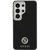 Guess „MagSafe“ dėklas, skirtas „Samsung Galaxy S26 Ultra“, su apvaliu, juodu cirkonio akmenėlių logotipu
