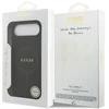 Guess Saffiano Classic Logo MagSafe Dėklas Apple iPhone Air Juodas