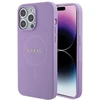 Guess Saffiano MagSafe Apple iPhone 16 Pro Max Case - dėklas telefonui violetinės spalvos