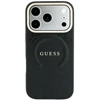 Dėklas Guess Case for IPHONE 18 Pro Max/17 Pro Max compatible with MagSafe (Saffiano Peony Ring) juodas