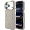 Dėklas Guess Saffiano Peony & Ring MagSafe Case, skirtas iPhone 17 Pro Max / 18 Pro Max - Rožinė