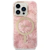 Rinkinys Guess GUBPP14LHJEACSP Case+ Charger Apple iPhone 14 Pro 6,1" dėklas telefonui rožinės spalvos hard case Jungle MagSafe
